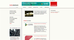 Desktop Screenshot of kulturportal.de