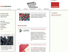 Tablet Screenshot of kulturportal.de